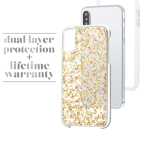 Case Mate 24K Karat Gold Iphone X case Brand new - Picture 2 of 4